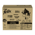 Felix Fantastic Seleção de Sabores Peixe em Gelatina saquetas para gatos - Multipack 120, , large image number null